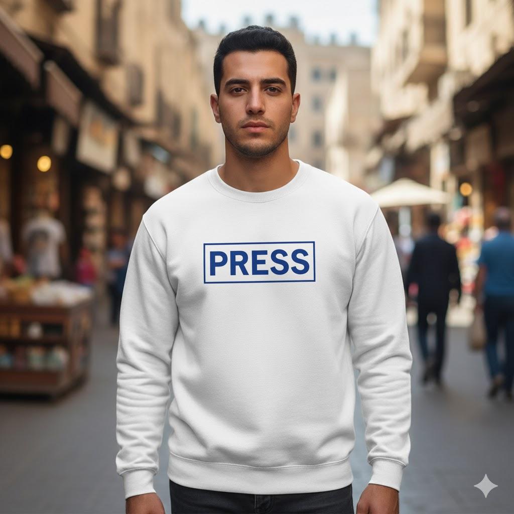 تيشيرت "PRESS" – تكريمًا لصالح الجعفراوي