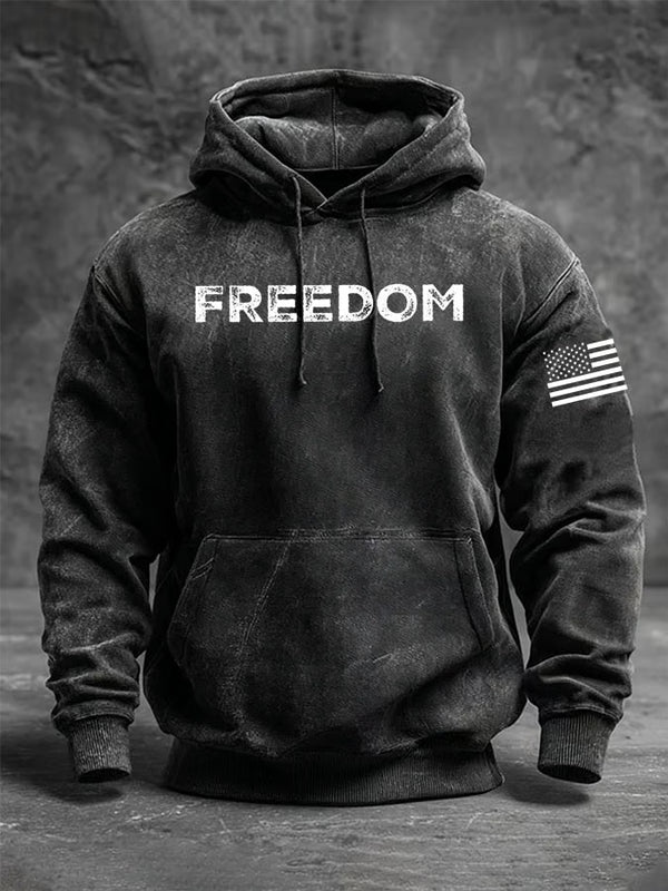 Men's Casual Hot Print Long-sleeved Hooded Sweatshirt