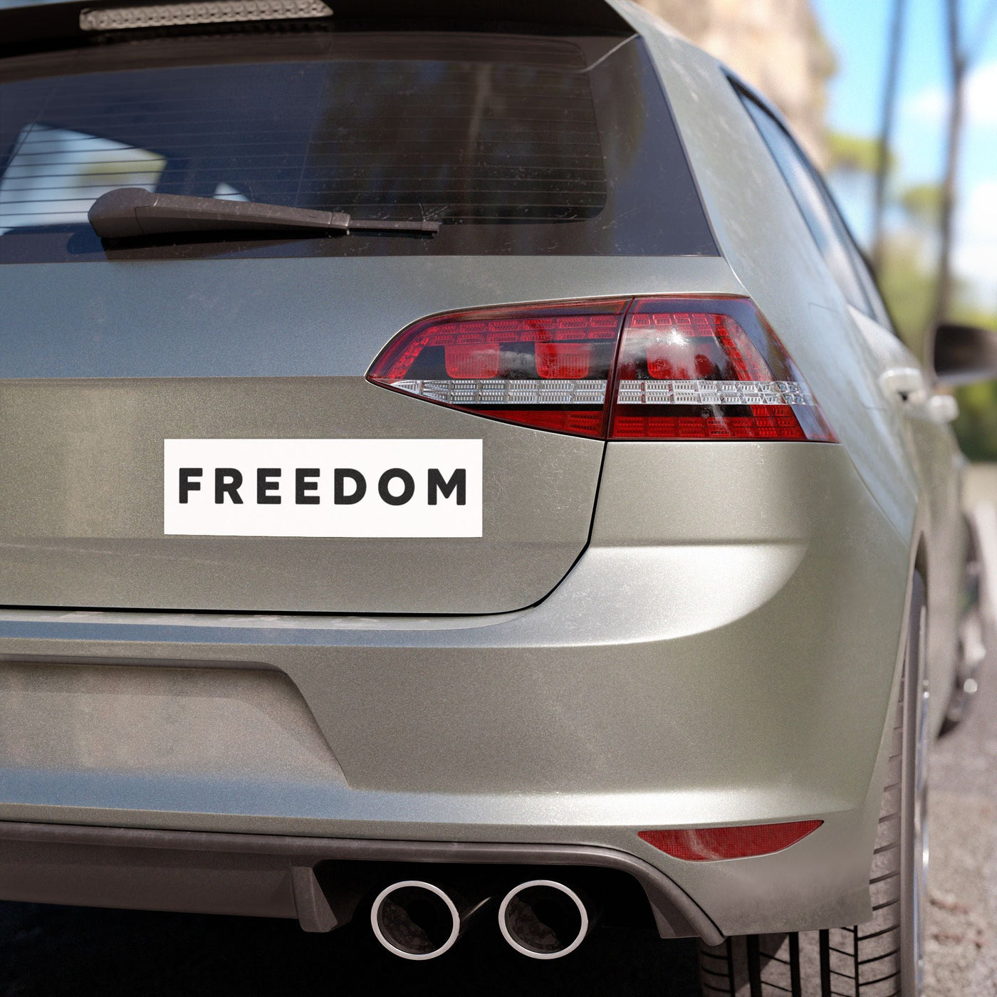Charlie Kirk Commemorative "Freedom" Car Magnet