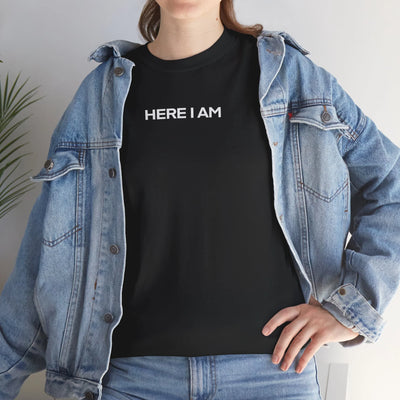 HERE I AM T-Shirt / In All Honor – Charlie Kirk (1993–2025)