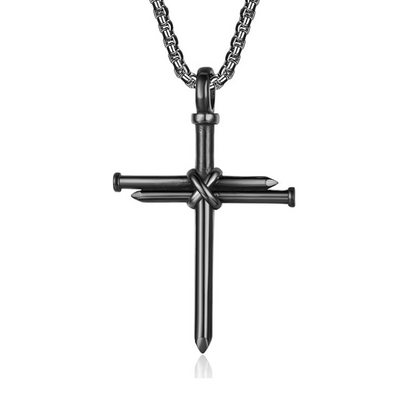Nail Cross Necklace