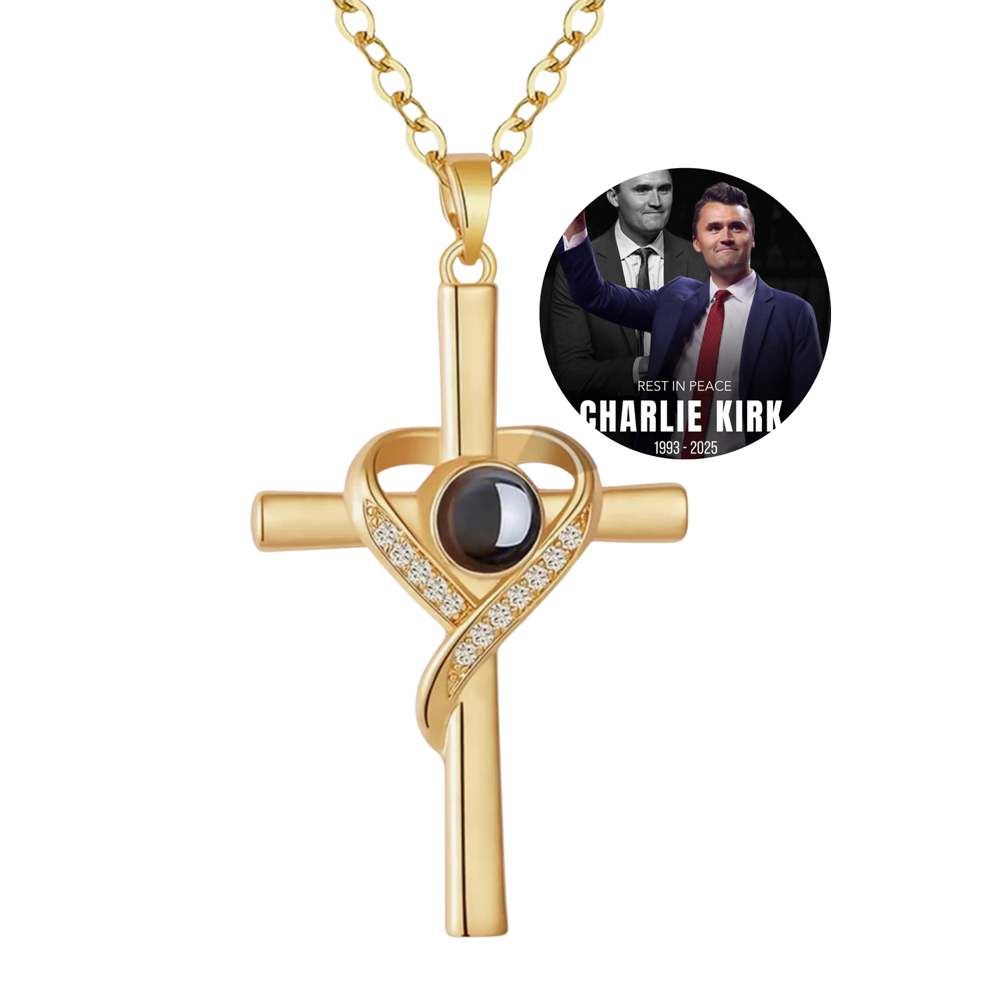 Custom BibleVerse Necklace / In All Honor – Charlie Kirk (1993–2025)