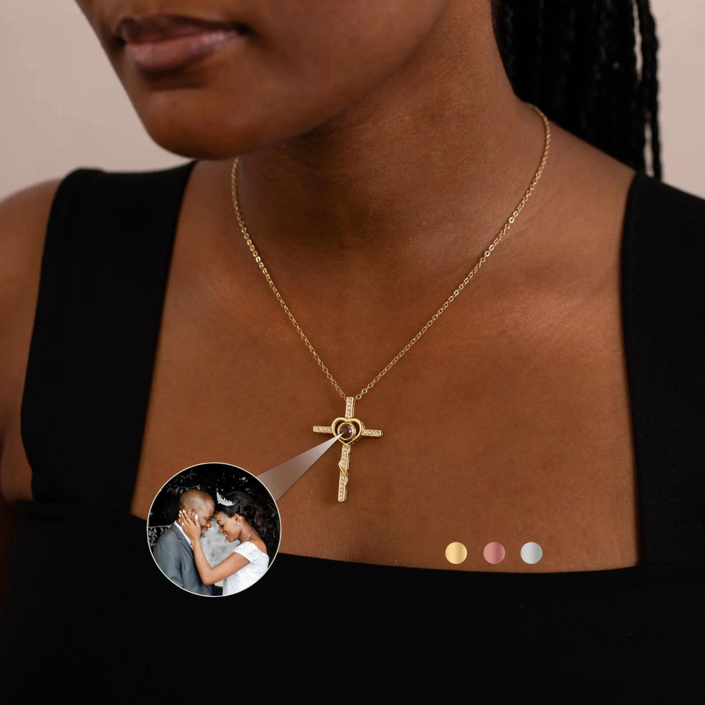 Custom BibleVerse Cross Necklace
