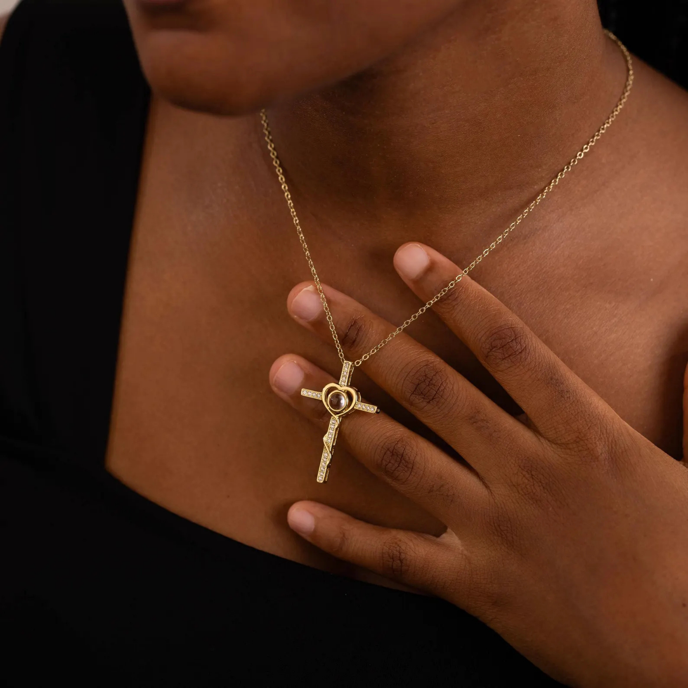 Custom BibleVerse Cross Necklace