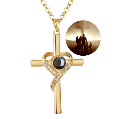 Custom BibleVerse Cross Necklace