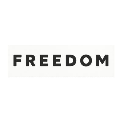 Charlie Kirk Commemorative "Freedom" Car Magnet