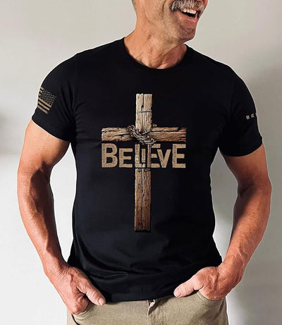 Believe Shirt, Jesus Shirts for Men