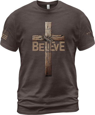 Believe Shirt, Jesus Shirts for Men