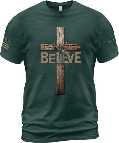 Believe Shirt, Jesus Shirts for Men