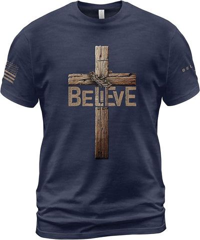 Believe Shirt, Jesus Shirts for Men