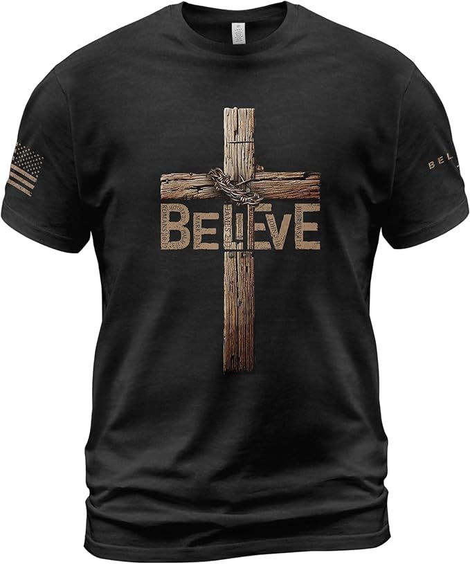 Believe Shirt, Jesus Shirts for Men