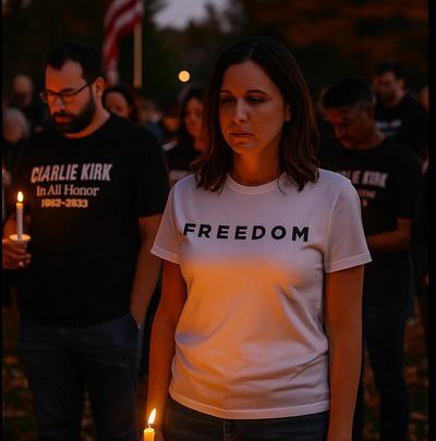 FREEDOM T-Shirt / In All Honor – Charlie Kirk (1993–2025)