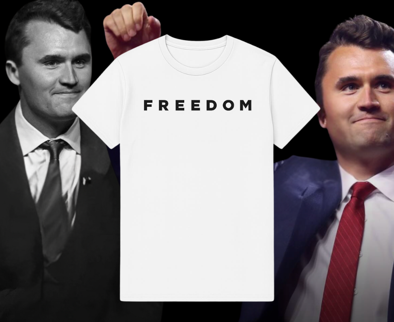 FREEDOM T-Shirt / In All Honor – Charlie Kirk (1993–2025)