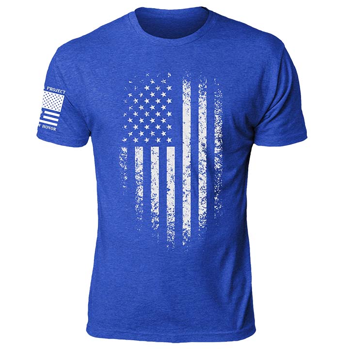 Distressed Flag - Shirt