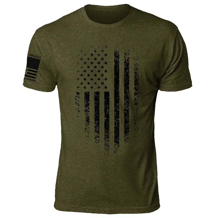 Distressed Flag - Shirt