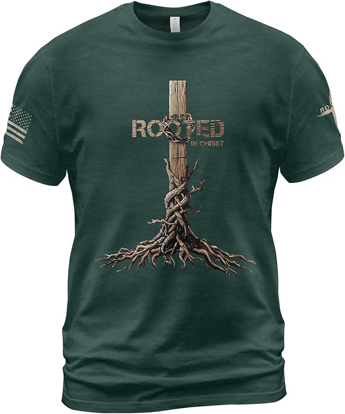 Rooted in Christ Shirt, Jesus Tshirt