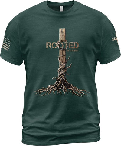 Rooted in Christ Shirt, Jesus Tshirt