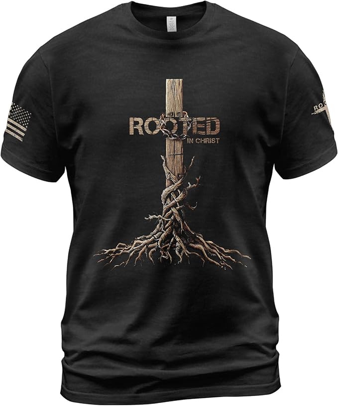 Rooted in Christ Shirt, Jesus Tshirt