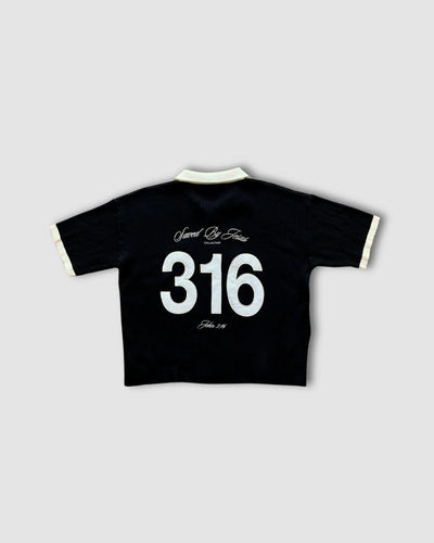 "SAVED BY JESUS" - KNIT POLO