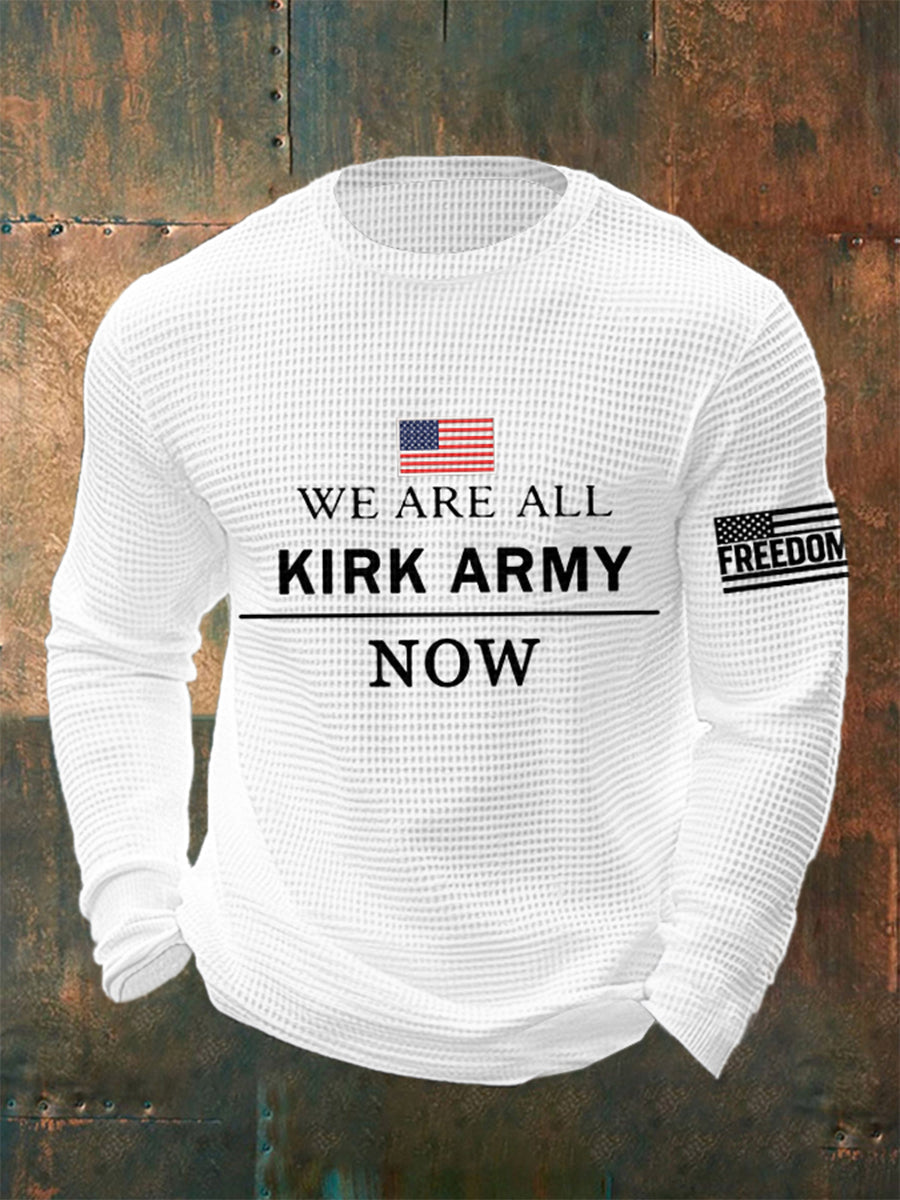We Are All Charlie Kirk Army Now! R.I.P Charlie Kirk Waffle Top