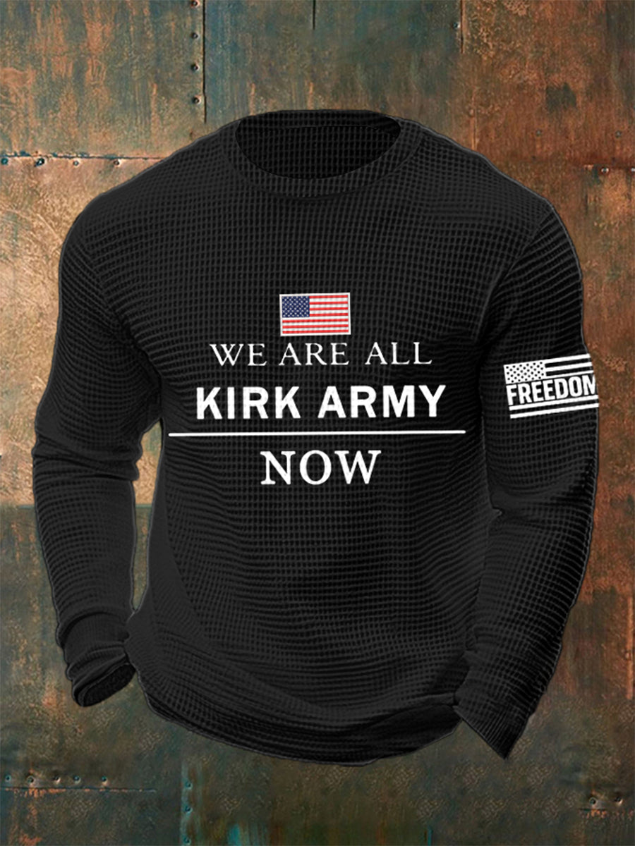 We Are All Charlie Kirk Army Now! R.I.P Charlie Kirk Waffle Top