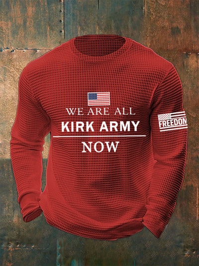 We Are All Charlie Kirk Army Now! R.I.P Charlie Kirk Waffle Top