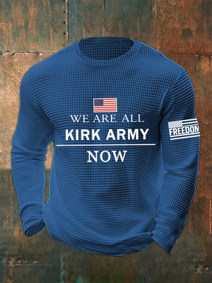 We Are All Charlie Kirk Army Now! R.I.P Charlie Kirk Waffle Top